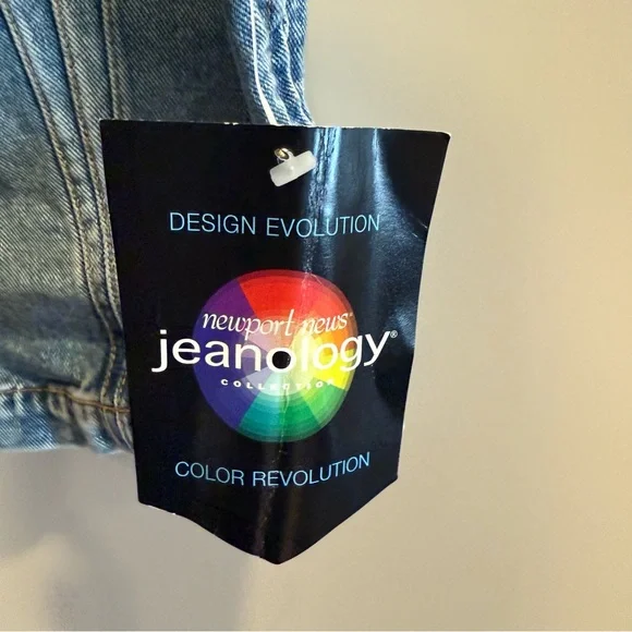 NWT Deadstock Y2K Denim Corset Tank Newport News Jeanology - Picture 6 of 6